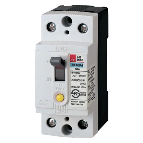 ELCB LS 2P 15A 30mA 2.5kA ( 32KGRd )